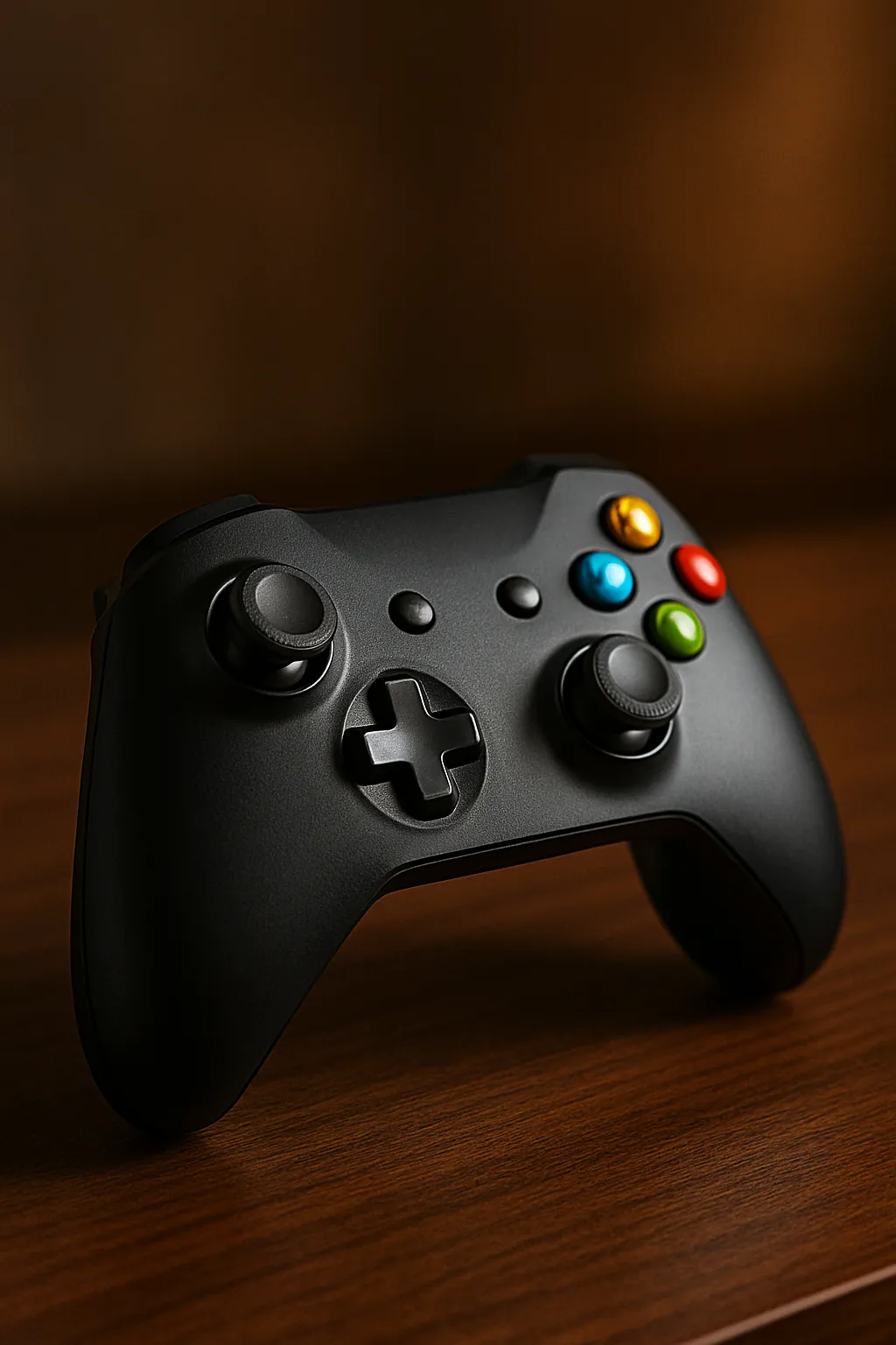 Bild eines Kindes und zwei Erwachsene mit Game-Controller